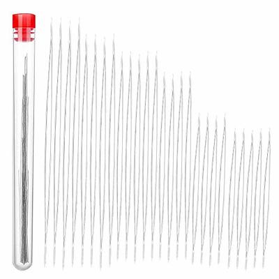 10pcs Beading Needles Big Eye Collapsible Seed Beads Threading Needles  Jewelry Making Tools 