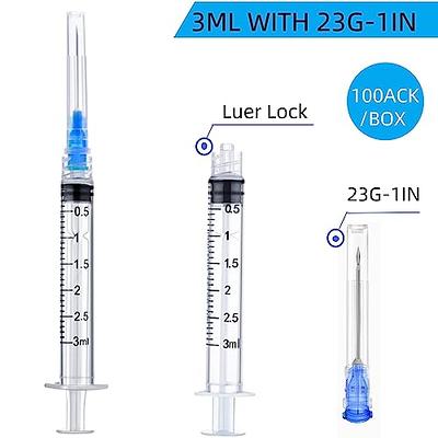 1ml Syringe with Needle-25G 1 Inch Needle, Individual Package-Pack of 20 -  Yahoo Shopping