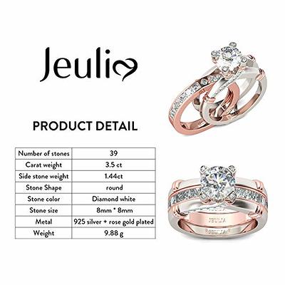 925 Sterling Silver Shiny Full Diamond Ring Cocktail Ring Round Perfect Cut Cubic Zirconia Promise Rings CZ Single Row Diamond Ring Eternity