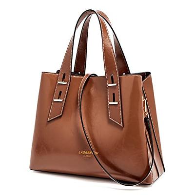 Amazon.com: Women's Waterproof Big Shoulder Commuter Bag Large Capacity  Work Tote Bags Leather Big Purses And Handbags Ladies Compatible with Merry  Christmas Happy New Year Red : Clothing, Shoes & Jewelry