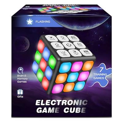  PlayRoute Electronic Brain & Memory Game Cube - Fun Toy Gift  Ideas for Ages 6-12+ Year Old Boy & Girl - Cool Toys for Boys and Girls -  Handheld Games Gifts