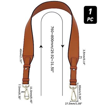 2 Strands PU Leather Bag Handle Black/Peru Purse Strap Replacement Short  Bag Strap 16.3/41.5cm Short Bag Strap with Lobster Clasp for Underarm Bag  Shoulder Bag Handbag Tote Satchel 