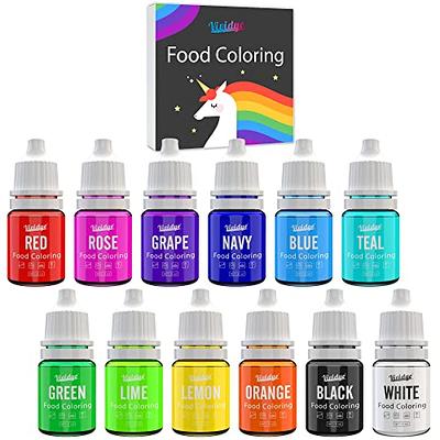 Bakery Crafts Premium Gel Neon Food Coloring 6 Bottle Assortment, 3.6 fl oz, Bright Edible Color for Baking and Decorating, Highly Concentrated