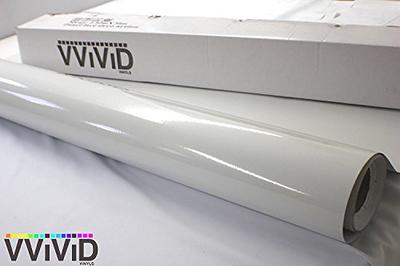 White Gloss 60 Inch x 3ft Car Wrap Vinyl Roll with Air Release