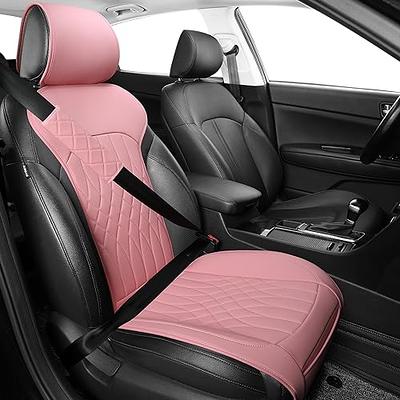 FH Group Car Seat Cover Cushion - 2 Pack Seat Covers for Cars Trucks SUV,)  Faux Leather Car Seat Cushions, Waterproof Car Seat Cover Cushion