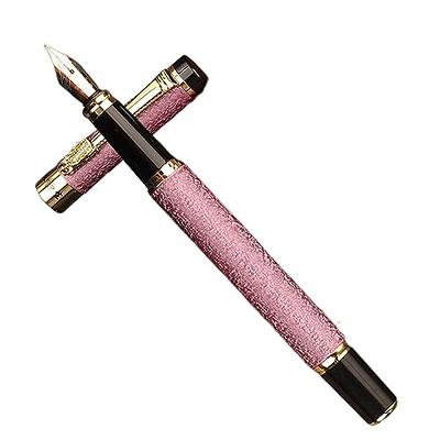 Metal Frosted Fountain Pen，Multiple color with frosted finish