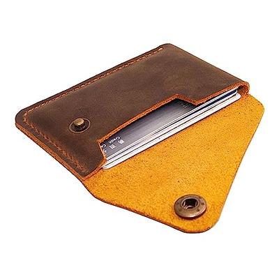 Leather Credit Card Sleeve Minimalistic Wallet for Men and 