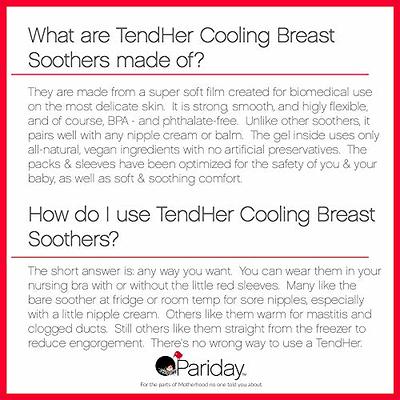  TendHer Reusable Soothing Breastfeeding Gel Pads with