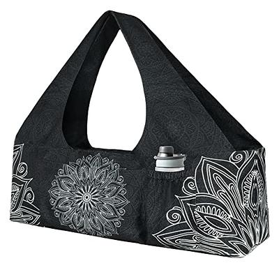 IGUDE Yoga Mat Bag with Large Size Pocket and Zipper Pocket Boho Bag Fit  Most Yoga Accessory Yoga Bags and Carriers for Women