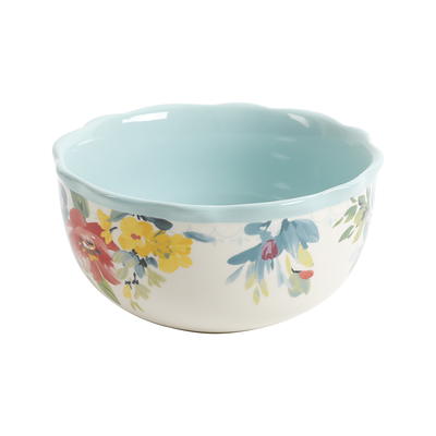 The Pioneer Woman Dazzling Dahlias Melamine 6-Piece Mixing Bowl Set with  Lids 