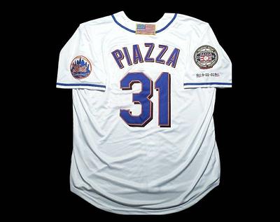 Fanatics Authentic Framed Mike Piazza New York Mets Autographed Mitchell and Ness Pinstripe Authentic Jersey with HOF 2016 Inscription