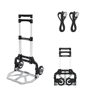 Heavy Duty Hand Truck Dolly Cart Trolley Cart with Telescope