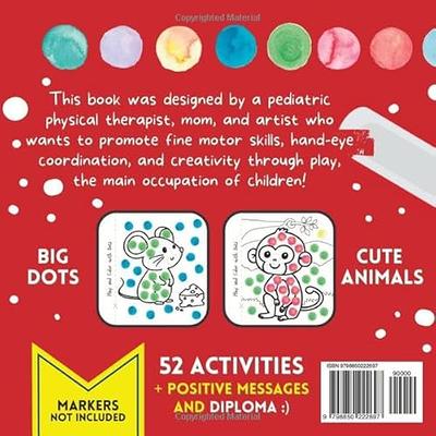 A Dot Marker Color By Numbers: Paint Daubers & Dot Markers Activity Book  For Kids|Easy Guided BIG DOTS|Do a dot page a day|Learn as you  play..Toddler