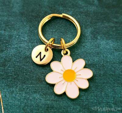 Flower Charm Keychain