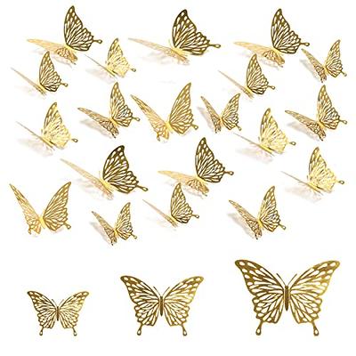  RENUIS 24pcs Butterfly Wall Decor,3D Butterfly Decals for Wall  Sticker,Magnetic Butterflies Decor,Stickers for Kids Bedroom Party Wedding  Crafts Decoration,Removable Mural Stickers Bedroom Decor : Baby