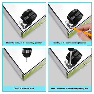 DanziX 1-inch Furniture Caster Wheels Set of 8,Plastic Casters Set with  Screws and Screwdriver,for Carts, Furniture,Cabinet, Table-Black - Yahoo  Shopping