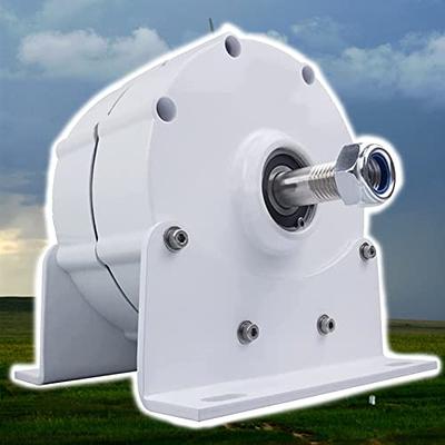 JEWMIA 400W/500W/600W/800W 3 Phase Gearless Permanent Magnet Generator  12V/24V/48V AC Alternator Water Wind Turbine Generator,48V-500W - Yahoo  Shopping