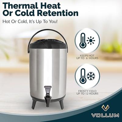 Stainless-Steel Insulated Thermal Hot and Cold Beverage Dispenser