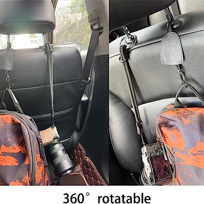 biuufish Headrest Hooks for Car, Upgraded 4 in 1 Sturdy