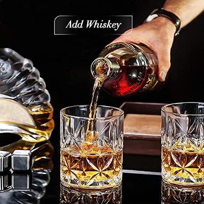 Whiskey Set Gifts for Men, DIOXADOP 6 Stainless Steel Whisky Stones 2  Crystal Whisky Glasses 1 Blessing Card in a Exquisite Wooden Box, Prepare a  Gift for Whiskey Scotch Bourbon Lover - Yahoo Shopping