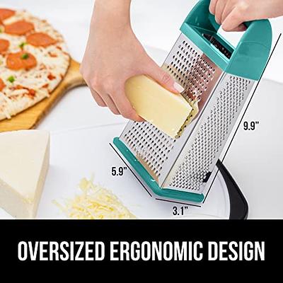 Box Grater For Kitchen,4-Sided Stainless Steel For Parmesan Cheese, Ginger,  Vegetables,XL Size and Easy to Use