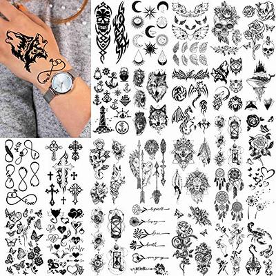 Design, Tattoos Adults Women Men Face Body Hand Finger Tattoo Sticker