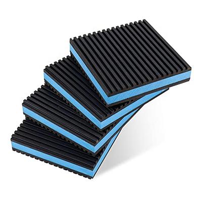 SOLUSTRE 4 Pcs Machine Vibration Mat Vibration Isolation Pads Treadmill  Cushion Anti Vibration Pad Vibration Reduction Pads Buffer Rubber  Shockproof