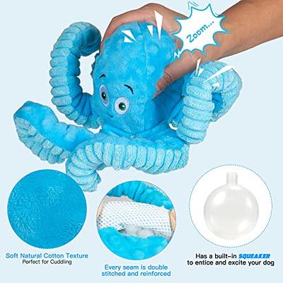 Squeaky Octopus Dog Toys Soft Dog Toys for Small Dogs Plush Puppy Toy  Durable Interactive Dog Chew Toys Stuffed Animals for Dogs