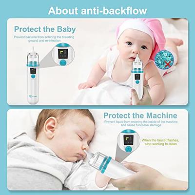 Baby Nasal Aspirator, Baby Nose Sucker, Electric Nose Suction for Baby,  Booger Sucker for Baby and Toddlers, 6 Levels of Suction