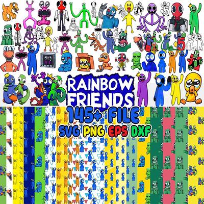 Rainbow Friends logo SVG, Rainbow Friends Roblox All Charact - Inspire  Uplift
