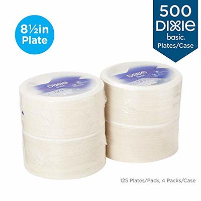 Dixie Basic Paper Plates, White