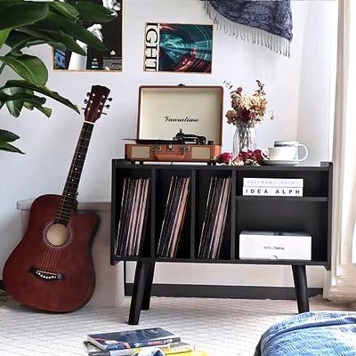 ERFEI Vinyl Record Storage Rack 3 Tier Vinyl Holder Multipurpose Book  Magazine Files Display Stand with Casters for Bedroom Living Room Office -  Yahoo Shopping