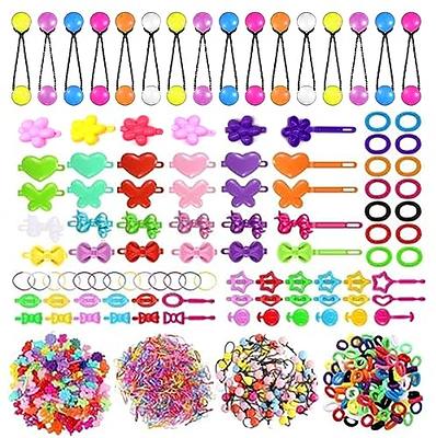 PADUKU Hair Accessories for Girls Including Jewelry Box/Hair Clips/Hair Barrettes/Hair Ties/Hair Bows Girl Gifts for Kindergarten Graduation Birthday CH