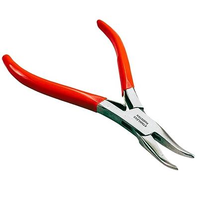 Flat Nose Pliers 5 Inch Smooth Jaw Pliers for Jewelry Making, Wire Wrapping  Bending
