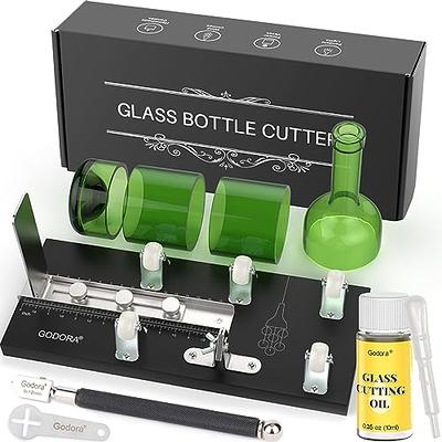 Glass Bottle Cutter & Glass Cutting Oil, Premium Glass Cutter for