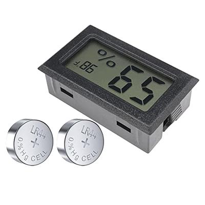 Mini Hygrometer Thermometer Digital Indoor Humidity Gauge Monitor with  Temperature Meter Sensor Fahrenheit () 