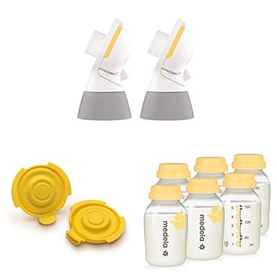 Medela Freestyle Hands-Free Breast Pump | Wearable & Breast Milk Collection  and Storage Bottles, 6 Pack, 5 Ounce Breastmilk Container