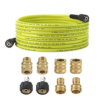 M MINGLE Pressure Washer Hose with Ultimate Pressure Washer Adapter Set -  Yahoo Shopping