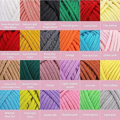 Fedmut Easy Yarn for Crocheting, 200g/273 Yards Crochet Yarn for Beginners  with Crochet Hook, Thick Chunky Yarn with Easy-to-See Stitches for Dolls