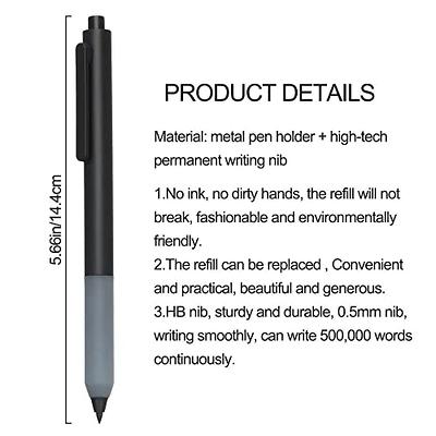 HB Inkless Pencil Unlimited With Eraser No Ink Infinity Pencil For