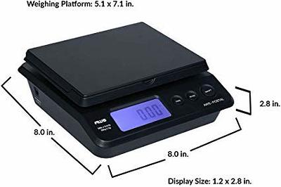 BENTISM Shipping Scale Digital Postal Scale 110 lbs x 0.07 oz. AC/DC  Package LCD