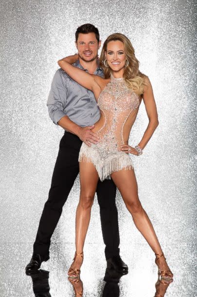 PHOTO: Nick Lachey and pro dancer Peta Murgatroyd will compete for the mirror ball title on the new season 'Dancing With The Stars.' (Craig Sjodin/ABC)