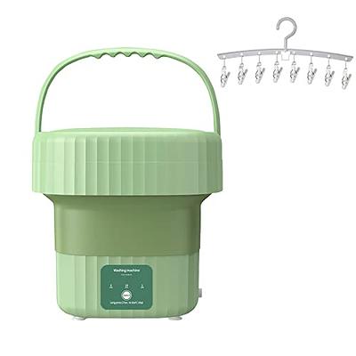 Portable Mini Washing Machine, Ultrasonic Turbine Washer Portable Washing  Machine Portable Bucket Washer for Underwear Socks Baby Clothes(green) -  Yahoo Shopping