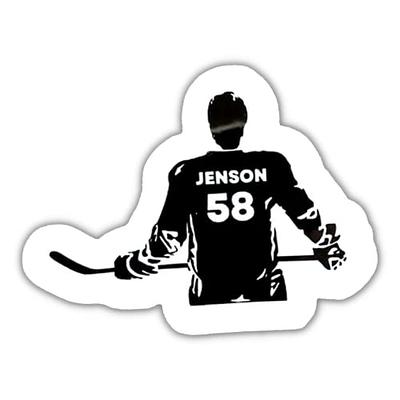 Personalized Hockey Water Bottle Stickers 