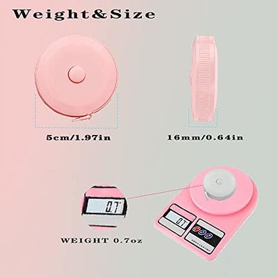 Tape Measure 2Pack, Measuring Tape for Body Measurement Retractable, Soft  Tape Measure Set for Sewing Tailor Craft Cloth Fabric, 150 cm/60 Inch