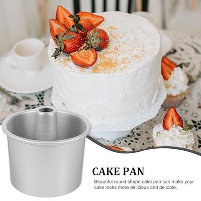 Luxshiny Cake Baking Pan Angel Food Cake Pan with Removable Bottom Tube Pan  Nonstick Pound Cake Pans Cheesecake Pan for Baking Loose Bottom Cake Pan