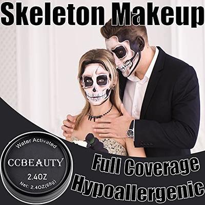  CCbeauty White Black Face Paint,Professional Body