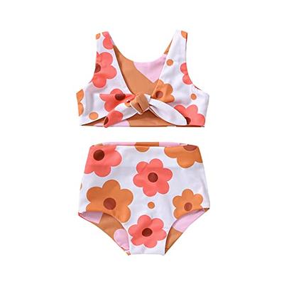 2-12t Toddler Girls Tankini Swimsuits Little Girls Two-pieces