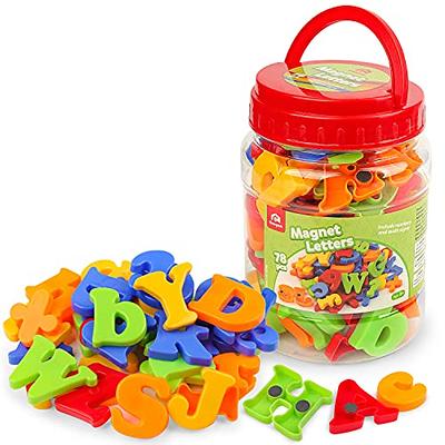 Coogam Alphabet Magnetic Letters Numbers Colorful ABC 123 Refrigerator  Fridge Magnets Uppercase Lowercase Vocabulary Educational Toy Set for  Preschool Learning Spelling Counting(Upgraded Version) - Yahoo Shopping