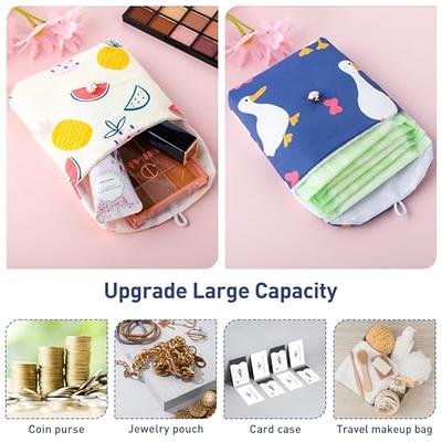 KALLORY Travel Toiletry Bag 3pcs Cute Large-capacity Aunt Towel Storage Bag  Travel Organizer Bags Tote Organizer Nylon Cartoon Tampon Bag Tampon  Storage Bag Coin Pouch Mini Menstrual Pad